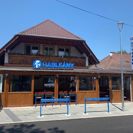 Hableany Etterem, Pizzeria Es Vendeghaz Bed & Breakfast Balatonmariafurdo Ngoại thất bức ảnh